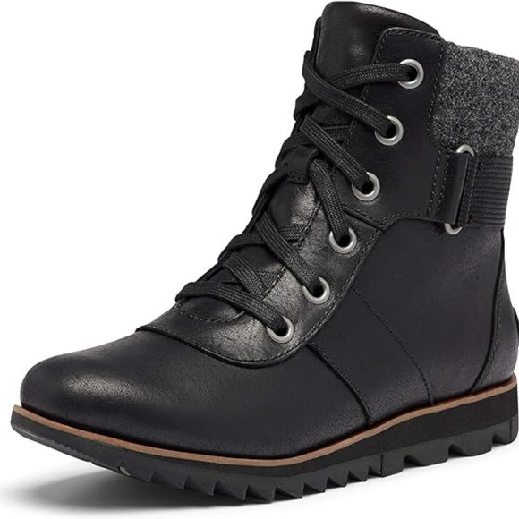 SOREL- Harlow Conquest- Women's Boot- Size 8- Black - Picture 2 of 3